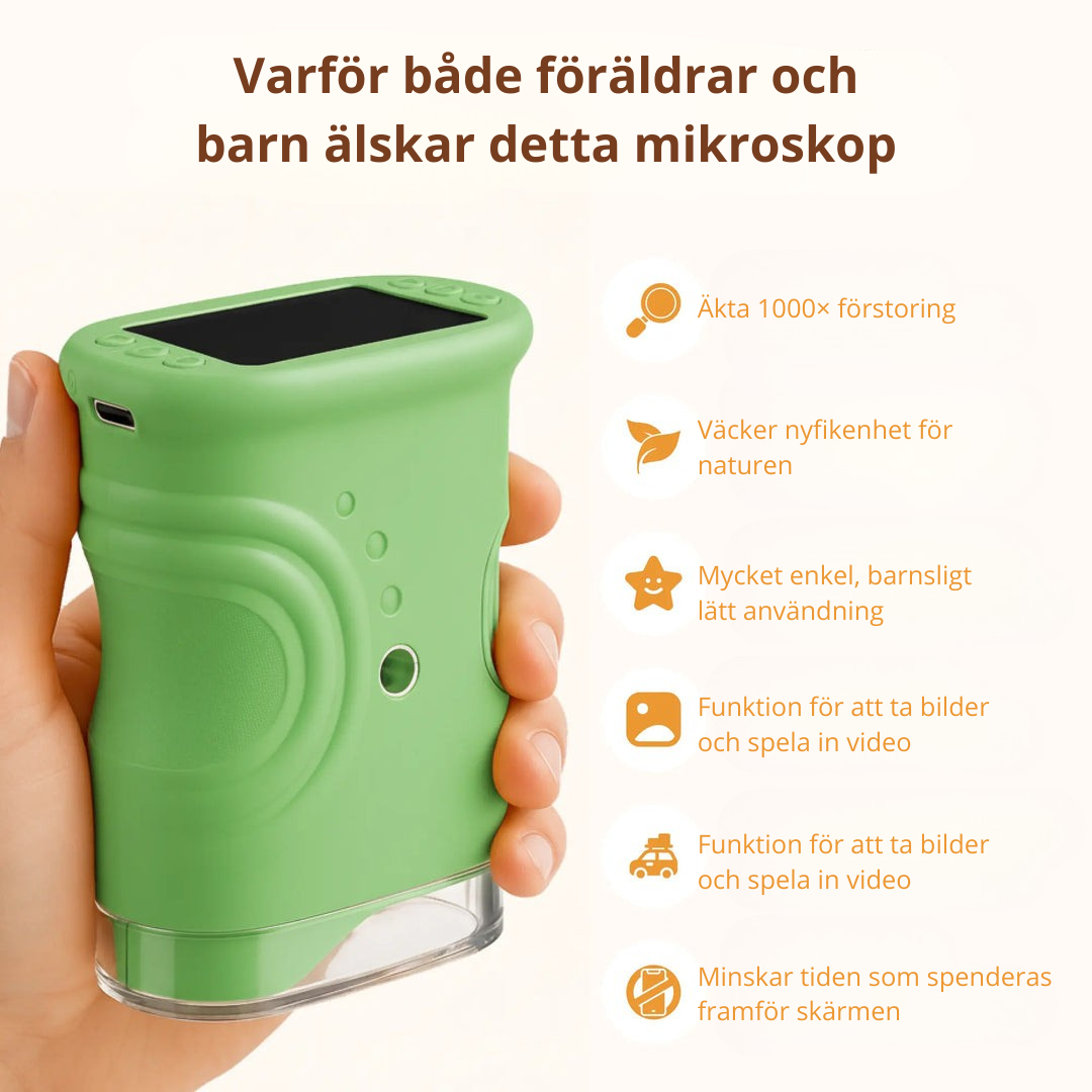 MagicZoom Äventyrsmikroskop (Startpaket)